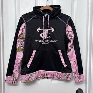 2/$25 Black Pink Camo Hoodie | TrueTimber Size S